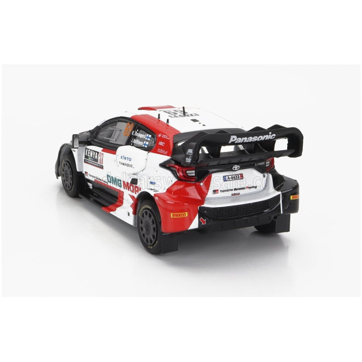 IXO MODELS TOYOTA YARIS GR RALLY1 TEAM TOYOTA GAZOO RACING WRT N 69 WINNER RALLY SAFARI KENYA 2022 KALLE ROVANPERA - JONNE