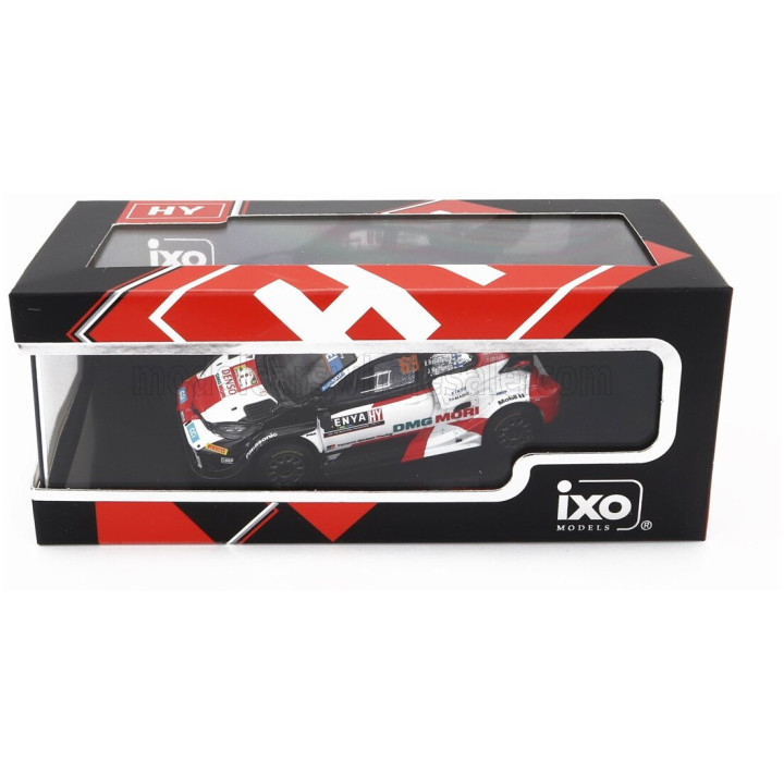 IXO MODELS TOYOTA YARIS GR RALLY1 TEAM TOYOTA GAZOO RACING WRT N 69 WINNER RALLY SAFARI KENYA 2022 KALLE ROVANPERA - JONNE