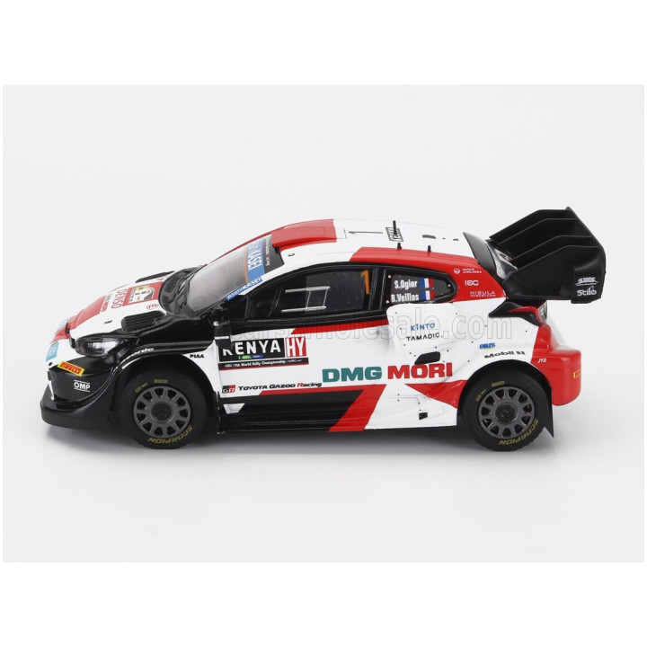 IXO MODELS TOYOTA YARIS GR RALLY1 TEAM TOYOTA GAZOO RACING WRT N 1 4th RALLY SAFARI KENYA 2022 SEBASTIAN OGIER - BENJAMIN