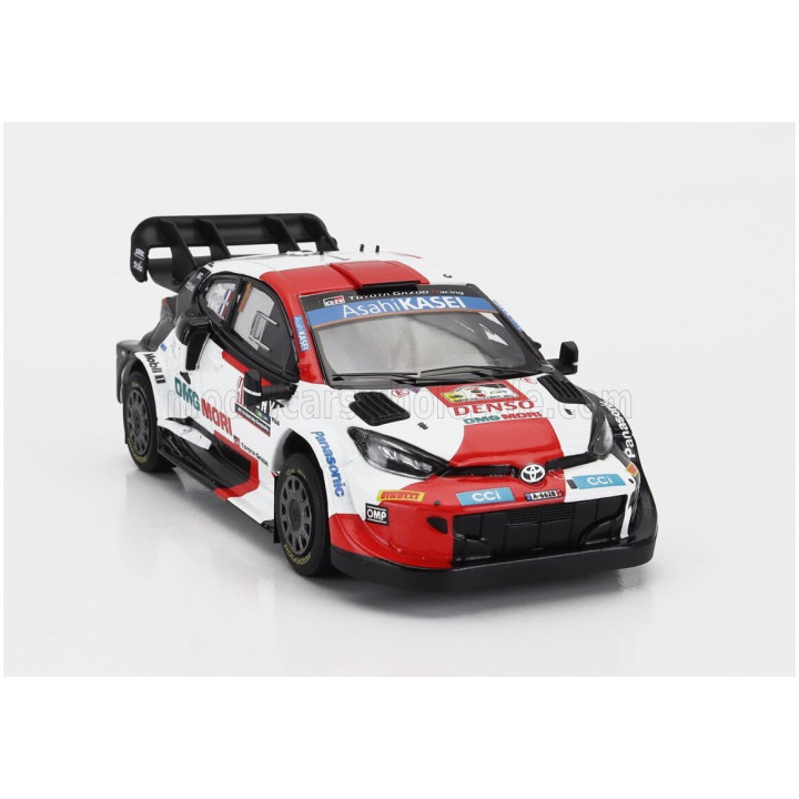 IXO MODELS TOYOTA YARIS GR RALLY1 TEAM TOYOTA GAZOO RACING WRT N 1 4th RALLY SAFARI KENYA 2022 SEBASTIAN OGIER - BENJAMIN
