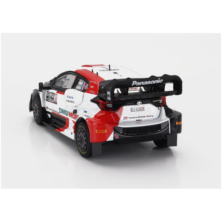 IXO MODELS TOYOTA YARIS GR RALLY1 TEAM TOYOTA GAZOO RACING WRT N 1 4th RALLY SAFARI KENYA 2022 SEBASTIAN OGIER - BENJAMIN