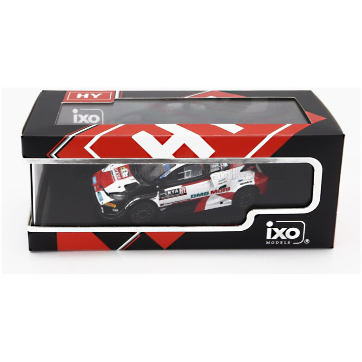 IXO MODELS TOYOTA YARIS GR RALLY1 TEAM TOYOTA GAZOO RACING WRT N 1 4th RALLY SAFARI KENYA 2022 SEBASTIAN OGIER - BENJAMIN