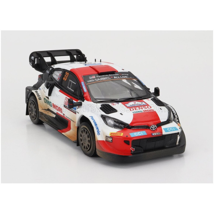 IXO MODELS TOYOTA YARIS GR RALLY1 TEAM TOYOTA GAZOO RACING WRT N 33 4th RALLY ESTLAND DIRTY VERSION 2022 ELFYN EVANS - SCOTT