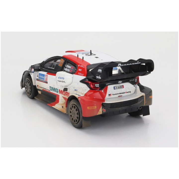 IXO MODELS TOYOTA YARIS GR RALLY1 TEAM TOYOTA GAZOO RACING WRT N 33 4th RALLY ESTLAND DIRTY VERSION 2022 ELFYN EVANS - SCOTT