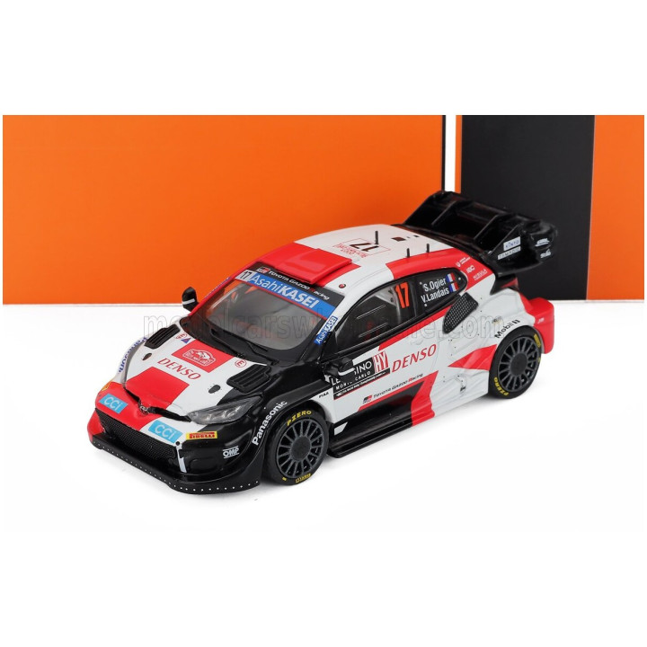 IXO MODELS TOYOTA YARIS GR HYBRID RALLY1 TEAM TOYOTA GAZOO RACING WRT N 17 WINNER RALLY MONTECARLO 2023 SEBASTIAN OGIER