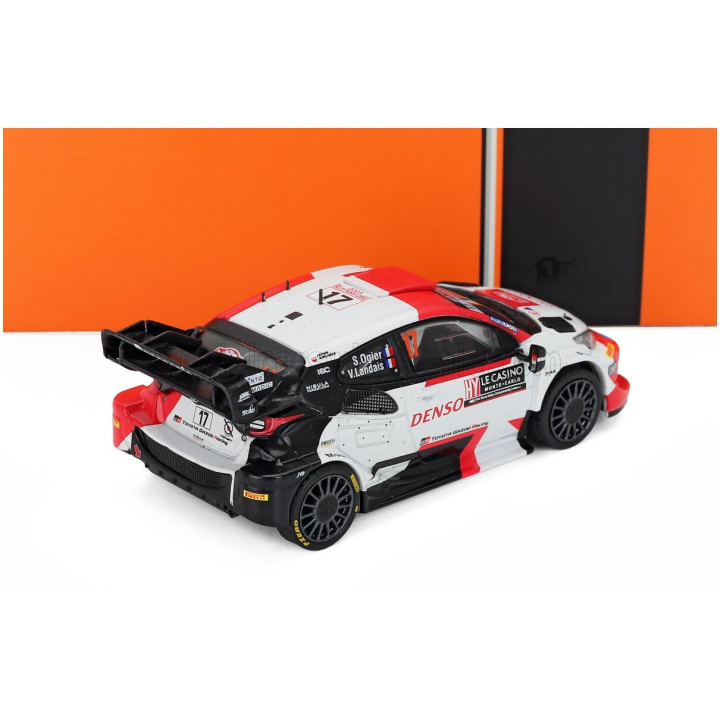 IXO MODELS TOYOTA YARIS GR HYBRID RALLY1 TEAM TOYOTA GAZOO RACING WRT N 17 WINNER RALLY MONTECARLO 2023 SEBASTIAN OGIER