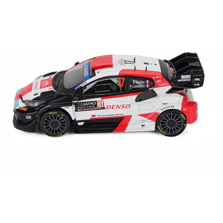IXO MODELS TOYOTA YARIS GR HYBRID RALLY1 TEAM TOYOTA GAZOO RACING WRT N 17 WINNER RALLY MONTECARLO 2023 SEBASTIAN OGIER