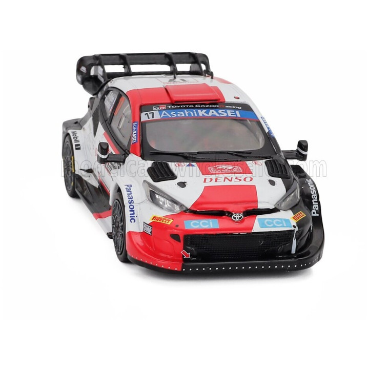 IXO MODELS TOYOTA YARIS GR HYBRID RALLY1 TEAM TOYOTA GAZOO RACING WRT N 17 WINNER RALLY MONTECARLO 2023 SEBASTIAN OGIER