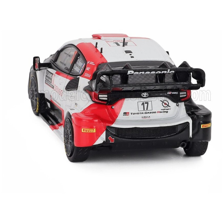 IXO MODELS TOYOTA YARIS GR HYBRID RALLY1 TEAM TOYOTA GAZOO RACING WRT N 17 WINNER RALLY MONTECARLO 2023 SEBASTIAN OGIER