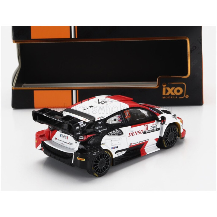 IXO MODELS TOYOTA YARIS GR HYBRID RALLY1 TEAM TOYOTA GAZOO RACING WRT N 33 7th RALLY CROATIA 2023 ELFYN EVANS - SCOTT MARTIN