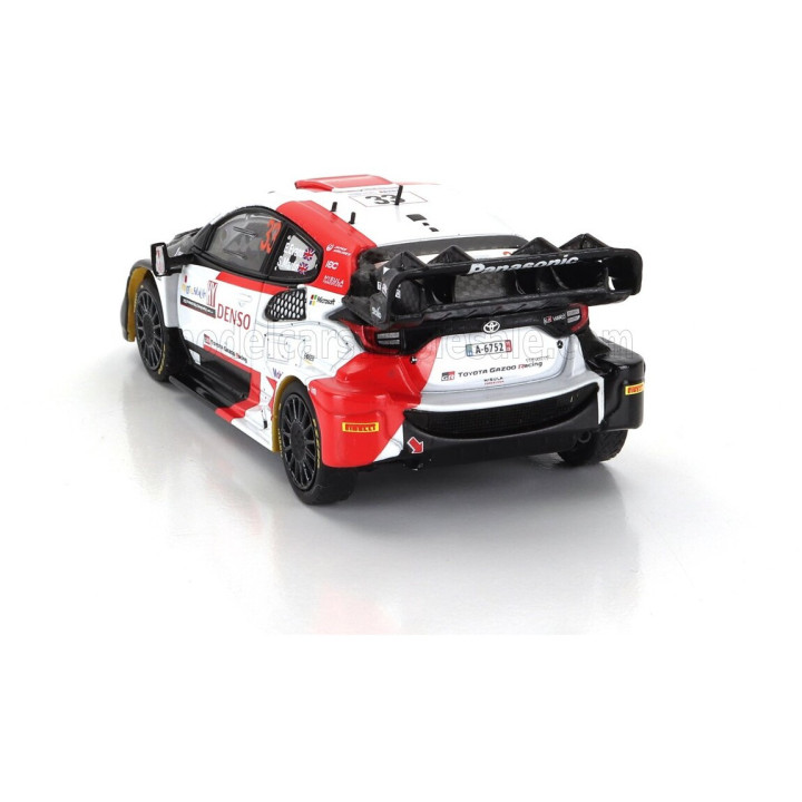 IXO MODELS TOYOTA YARIS GR HYBRID RALLY1 TEAM TOYOTA GAZOO RACING WRT N 33 7th RALLY CROATIA 2023 ELFYN EVANS - SCOTT MARTIN