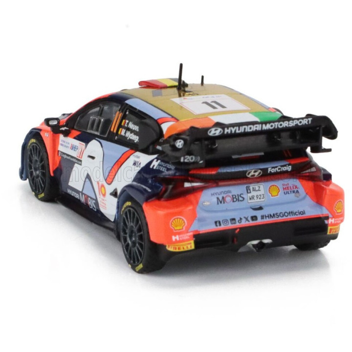 IXO MODELS HYUNDAI i20 N RALLY1 TEAM SHELL MOBIS WRT N 11 3rd RALLY CROATIA 2024 THIERRY NEUVILLE - MARTIJN WYDAEGHE - VARIOUS