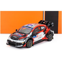 IXO MODELS TOYOTA YARIS GR RALLY1 TEAM TOYOTA GAZOO RACING WRT N 69 RALLY FINLAND 2024 KALLE ROVANPERA - JONNE HALTTUNEN