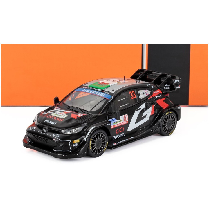 IXO MODELS TOYOTA YARIS GR RALLY1 HYBRID TEAM TOYOTA GAZOO RACING WRT N 33 WINNER RALLY JAPAN 2024 ELFYN EVANS - SCOTT MARTIN