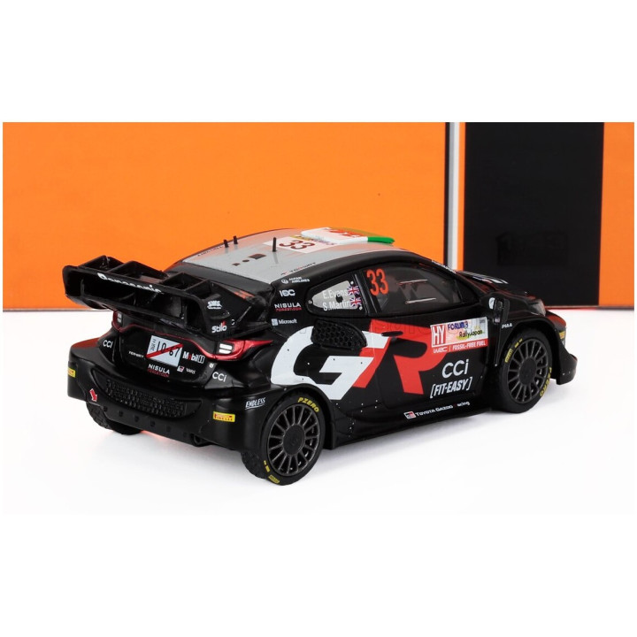 IXO MODELS TOYOTA YARIS GR RALLY1 HYBRID TEAM TOYOTA GAZOO RACING WRT N 33 WINNER RALLY JAPAN 2024 ELFYN EVANS - SCOTT MARTIN