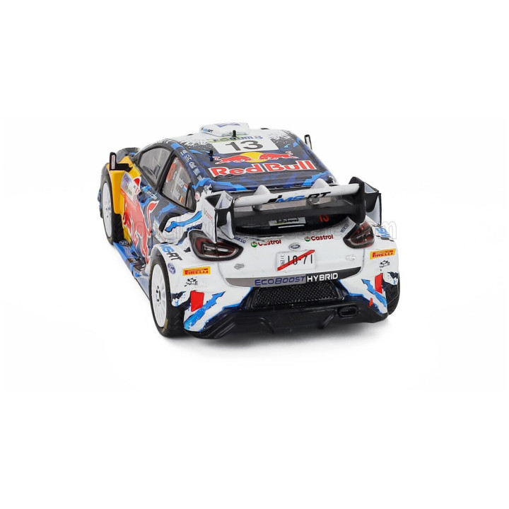 IXO MODELS FORD ENGLAND PUMA RALLY1 TEAM M-SPORT WRT N 13 RALLY JAPAN 2024 GREGOIRE MUNSTER - LOUIS LOUKA - WHITE BLUE YELLOW