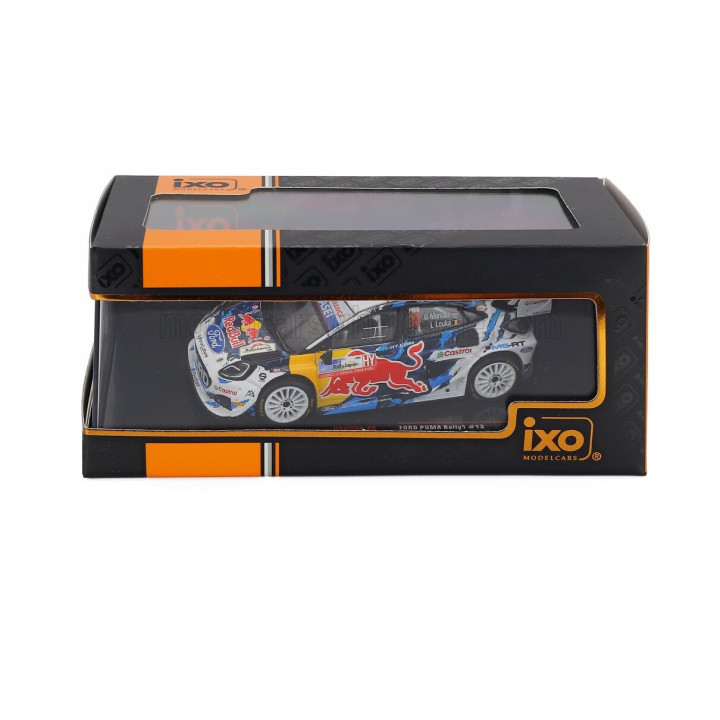 IXO MODELS FORD ENGLAND PUMA RALLY1 TEAM M-SPORT WRT N 13 RALLY JAPAN 2024 GREGOIRE MUNSTER - LOUIS LOUKA - WHITE BLUE YELLOW