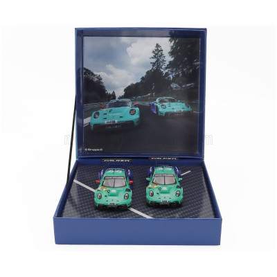 IXO MODELS PORSCHE SET 2X 911 992 GT3 R TEAM FALKEN MOTORSPORTS 24h NURBURGRING 2025 N 44 DORIAN BOCCOLACCI - TIM HEINEMANN