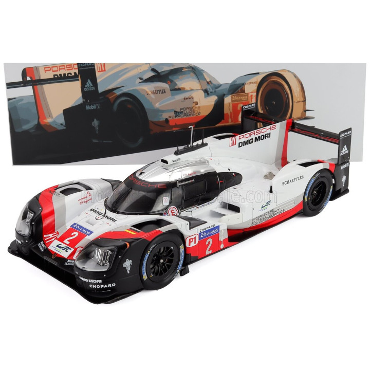 IXO MODELS PORSCHE 919 HYBRID 2.0L TURBO V4 TEAM PORSCHE N 2 WINNER 24h LE MANS 2017 TIMO BERNHARD - EARL BAMBER - BRENDON