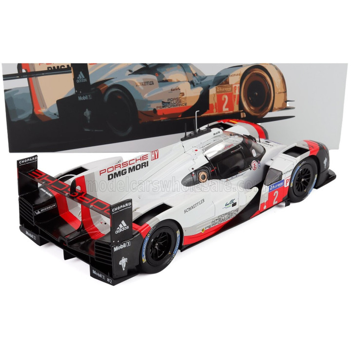 IXO MODELS PORSCHE 919 HYBRID 2.0L TURBO V4 TEAM PORSCHE N 2 WINNER 24h LE MANS 2017 TIMO BERNHARD - EARL BAMBER - BRENDON