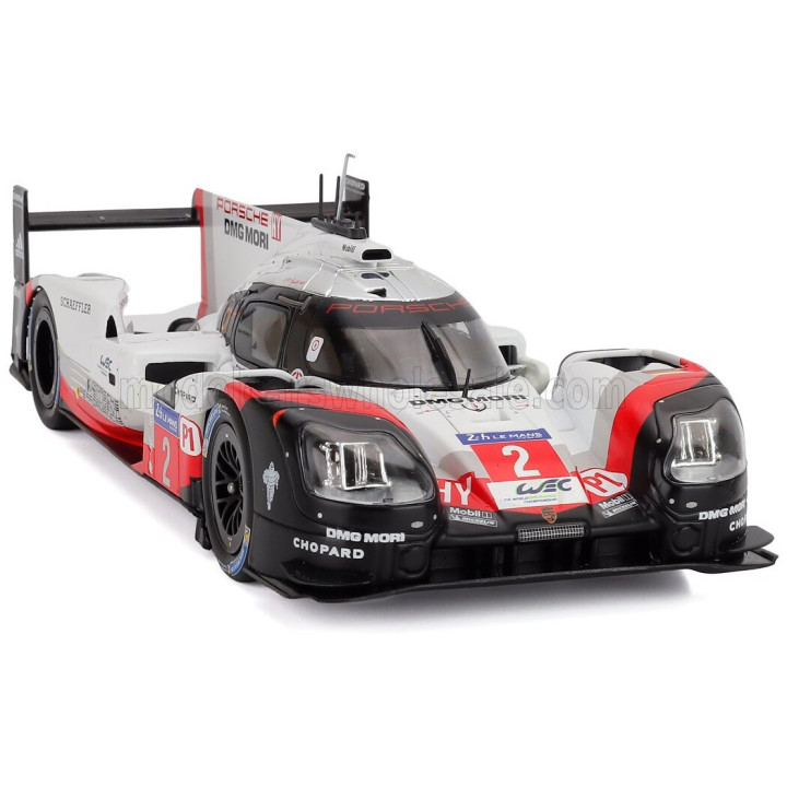 IXO MODELS PORSCHE 919 HYBRID 2.0L TURBO V4 TEAM PORSCHE N 2 WINNER 24h LE MANS 2017 TIMO BERNHARD - EARL BAMBER - BRENDON