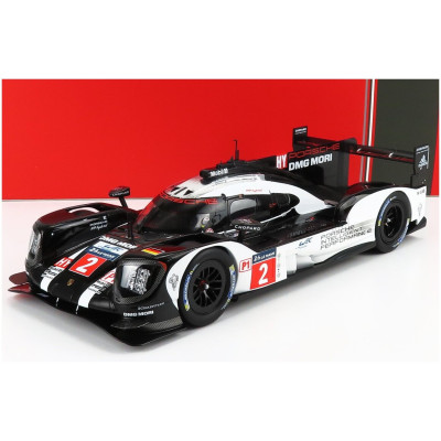 IXO MODELS PORSCHE 919 HYBRID 2.0L TURBO TEAM PORSCHE N 2 WINNER 24h LE MANS 2016 ROMAIN DUMAS - NEEL JANI - MARC LIEB - BLACK
