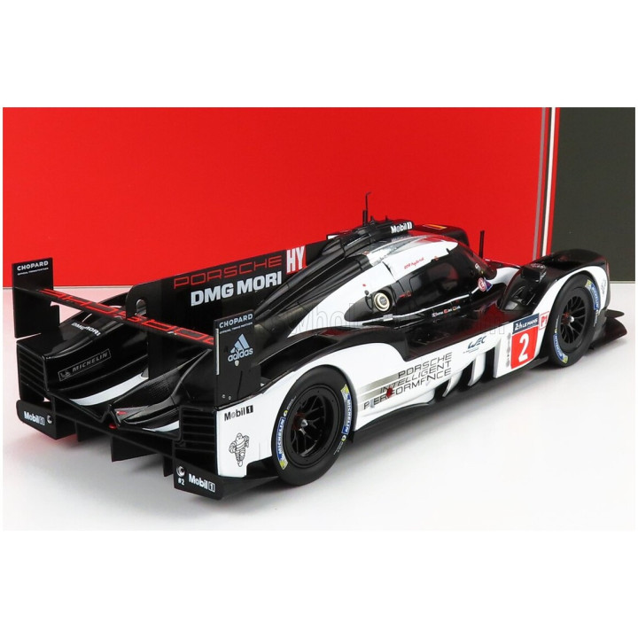 IXO MODELS PORSCHE 919 HYBRID 2.0L TURBO TEAM PORSCHE N 2 WINNER 24h LE MANS 2016 ROMAIN DUMAS - NEEL JANI - MARC LIEB - BLACK