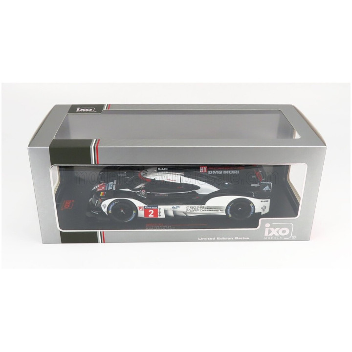 IXO MODELS PORSCHE 919 HYBRID 2.0L TURBO TEAM PORSCHE N 2 WINNER 24h LE MANS 2016 ROMAIN DUMAS - NEEL JANI - MARC LIEB - BLACK