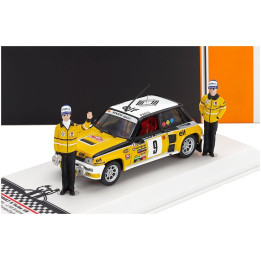 IXO MODELS RENAULT R5 TURBO TEAM ELF (night version) N 9 WINNER RALLY MONTECARLO 1981 WITH FIGURE JEAN RAGNOTTI - JEAN MARC