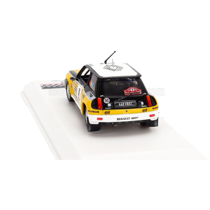 IXO MODELS RENAULT R5 TURBO TEAM ELF (night version) N 9 WINNER RALLY MONTECARLO 1981 WITH FIGURE JEAN RAGNOTTI - JEAN MARC