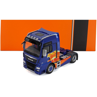 IXO MODELS MAN TGX XXL TRACTOR TRUCK 2-ASSI 2020 - BLUE 1/43