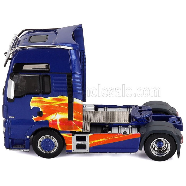 IXO MODELS MAN TGX XXL TRACTOR TRUCK 2-ASSI 2020 - BLUE 1/43