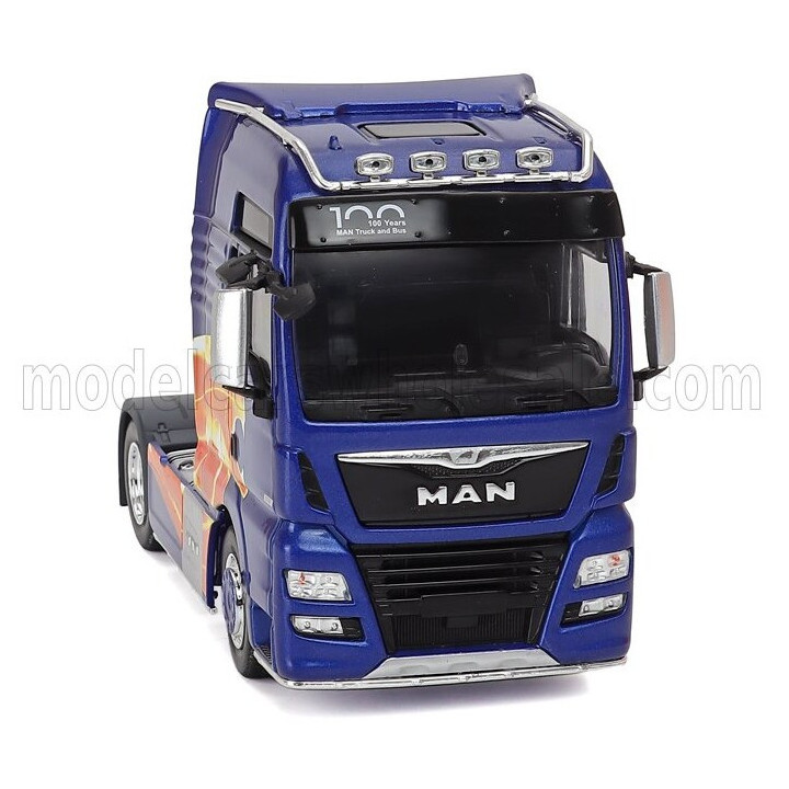 IXO MODELS MAN TGX XXL TRACTOR TRUCK 2-ASSI 2020 - BLUE 1/43