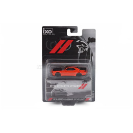 IXO MODELS DODGE CHALLENGER SRT HELLCAT COUPE 2019 - ORANGE BLACK 1/64