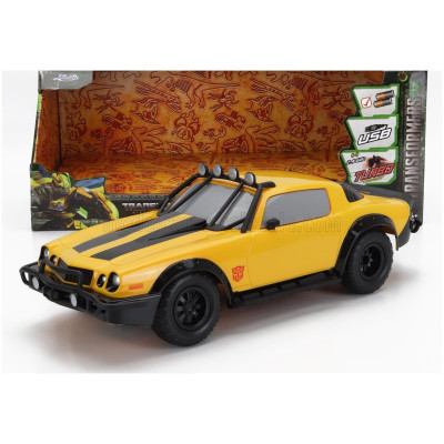 JADA CHEVROLET CAMARO COUPE 1977 - BUMBLEBEE TRANSFORMERS V L'ULTIMO CAVALIERE - YELLOW BLACK 1/16