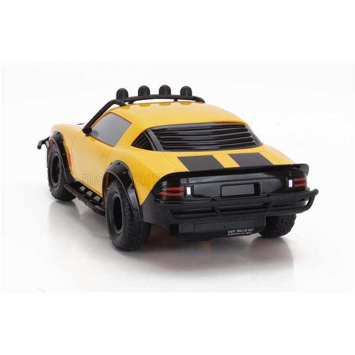JADA CHEVROLET CAMARO COUPE 1977 - BUMBLEBEE TRANSFORMERS V L'ULTIMO CAVALIERE - YELLOW BLACK 1/16