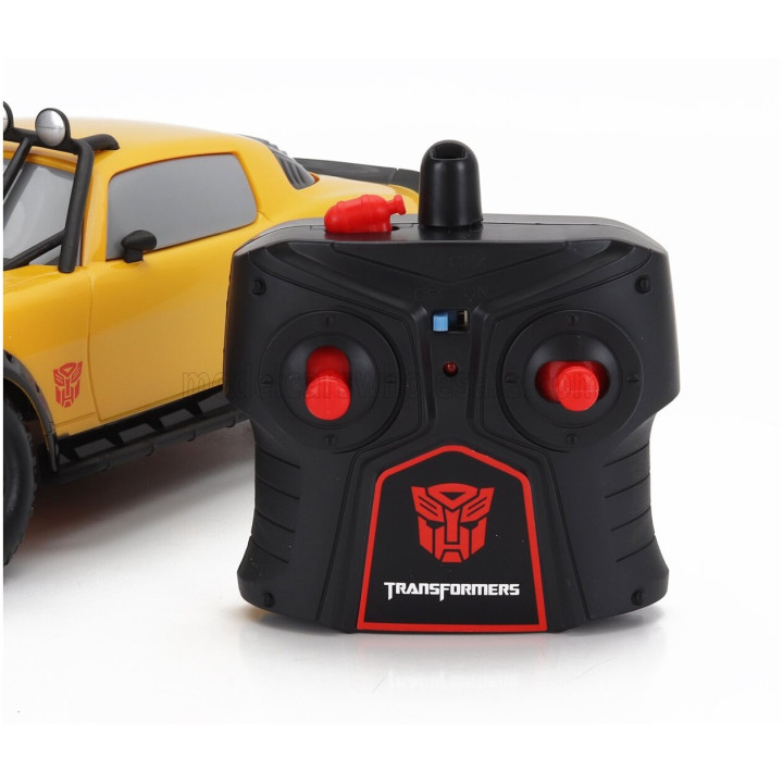 JADA CHEVROLET CAMARO COUPE 1977 - BUMBLEBEE TRANSFORMERS V L'ULTIMO CAVALIERE - YELLOW BLACK 1/16