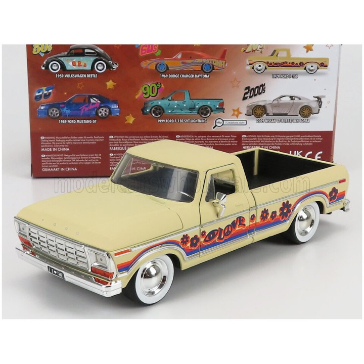 JADA FORD USA F-150 PICK-UP 1979 - I LOVE THE 70's - CREAM 1/24