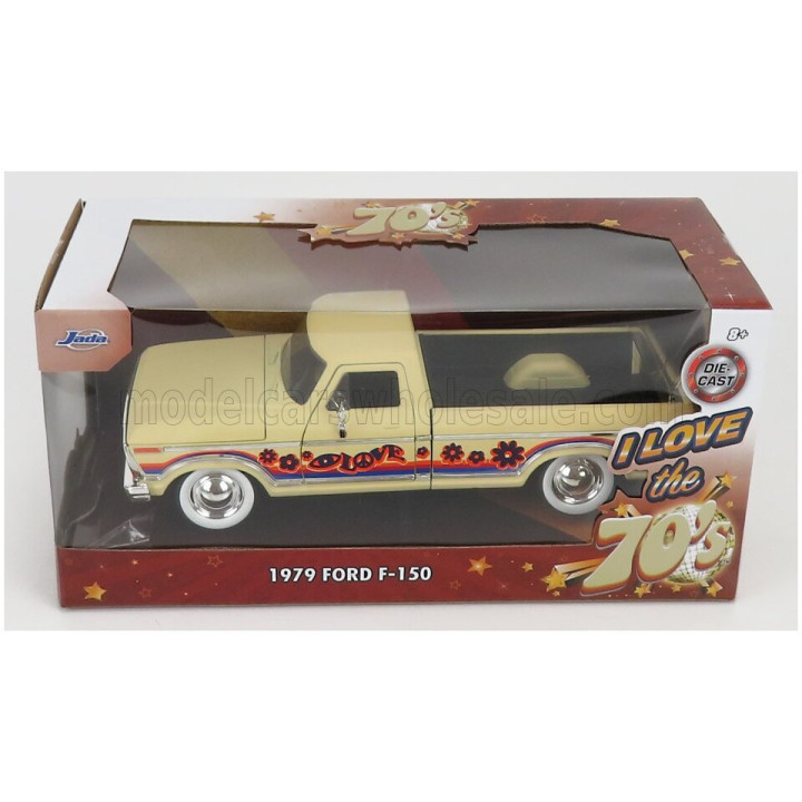 JADA FORD USA F-150 PICK-UP 1979 - I LOVE THE 70's - CREAM 1/24