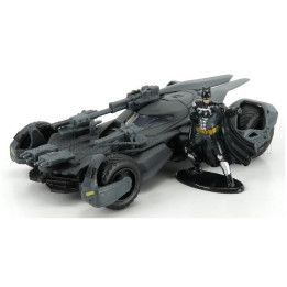 JADA BATMAN BATMOBILE JUSTICE LEAGUE MOVIE WITH FIGURE BATMAN 2017 - MATT GREY 1/32