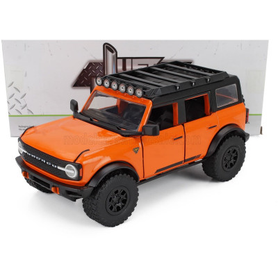 JADA FORD USA BRONCO 2021 - ORANGE BLACK 1/24