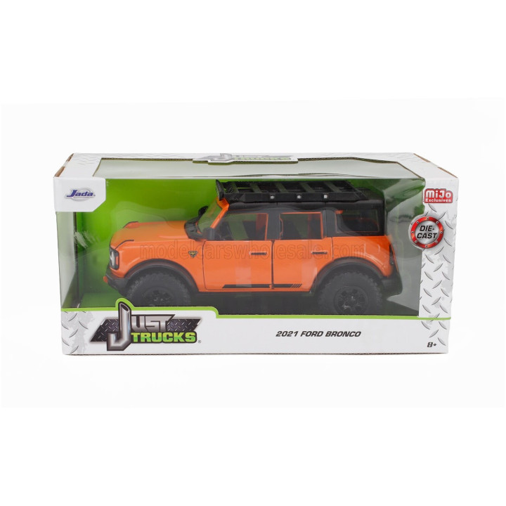 JADA FORD USA BRONCO 2021 - ORANGE BLACK 1/24