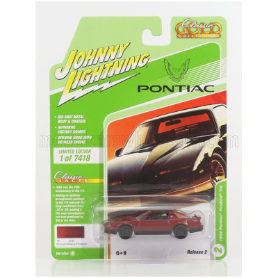 JOHNNY LIGHTNING PONTIAC FIREBIRD TRANS AM 1984 - DARK RED 1/64