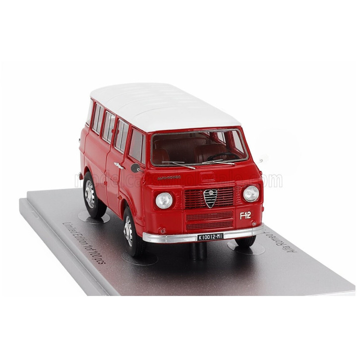 KESS MODEL ALFA ROMEO F-12 MINIBUS 1-SERIES 1967 - RED WHITE 1/43