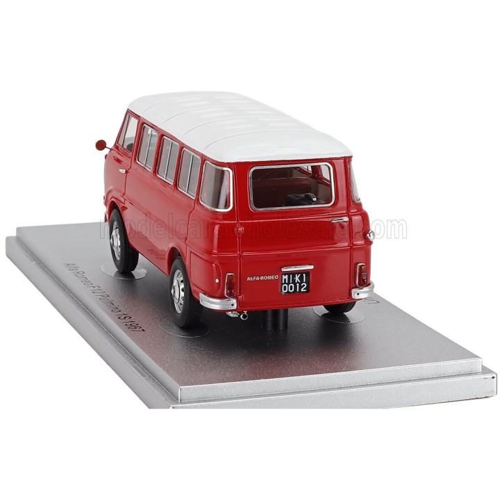 KESS MODEL ALFA ROMEO F-12 MINIBUS 1-SERIES 1967 - RED WHITE 1/43
