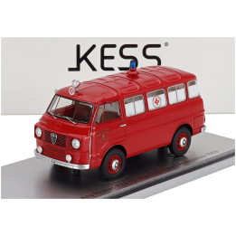 KESS MODEL ALFA ROMEO F-12 VIGILI DEL FUOCO AMBULANZA - FIRE ENGINE AMBULANCE - 1968 - RED 1/43