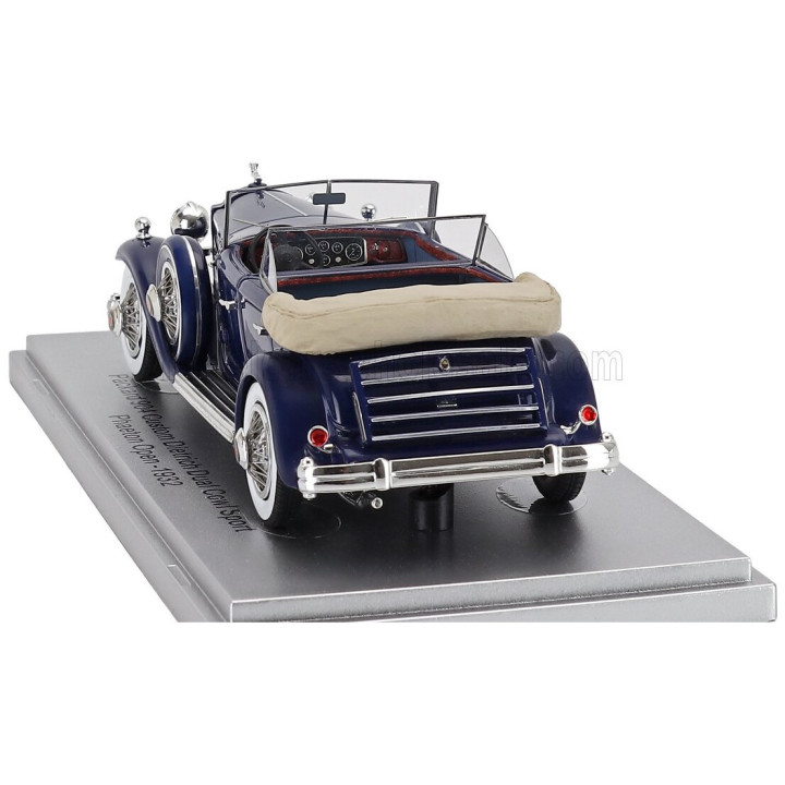 KESS MODEL PACKARD 904 CUSTOM DIETRICH DUEL COWL SPORT PHEATON OPEN 1932 - BLUE 1/43