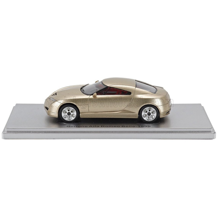 KESS MODEL ALFA ROMEO BERTONE BELLA CONCEPT CAR 1999 - GOLD MET 1/43