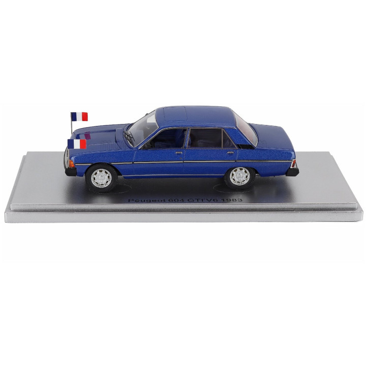 KESS MODEL PEUGEOT 604 GTi V6 MINISTERIALE 1983 - BLUE 1/43