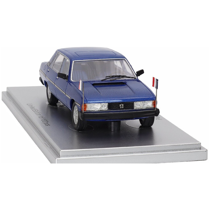 KESS MODEL PEUGEOT 604 GTi V6 MINISTERIALE 1983 - BLUE 1/43
